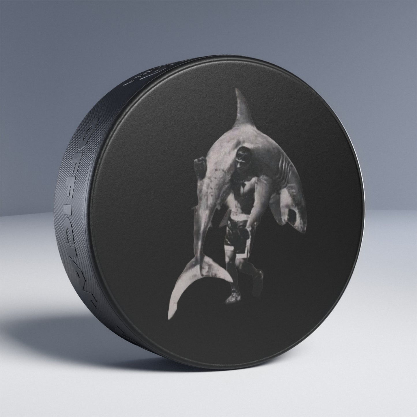 Shark Hockey Puck