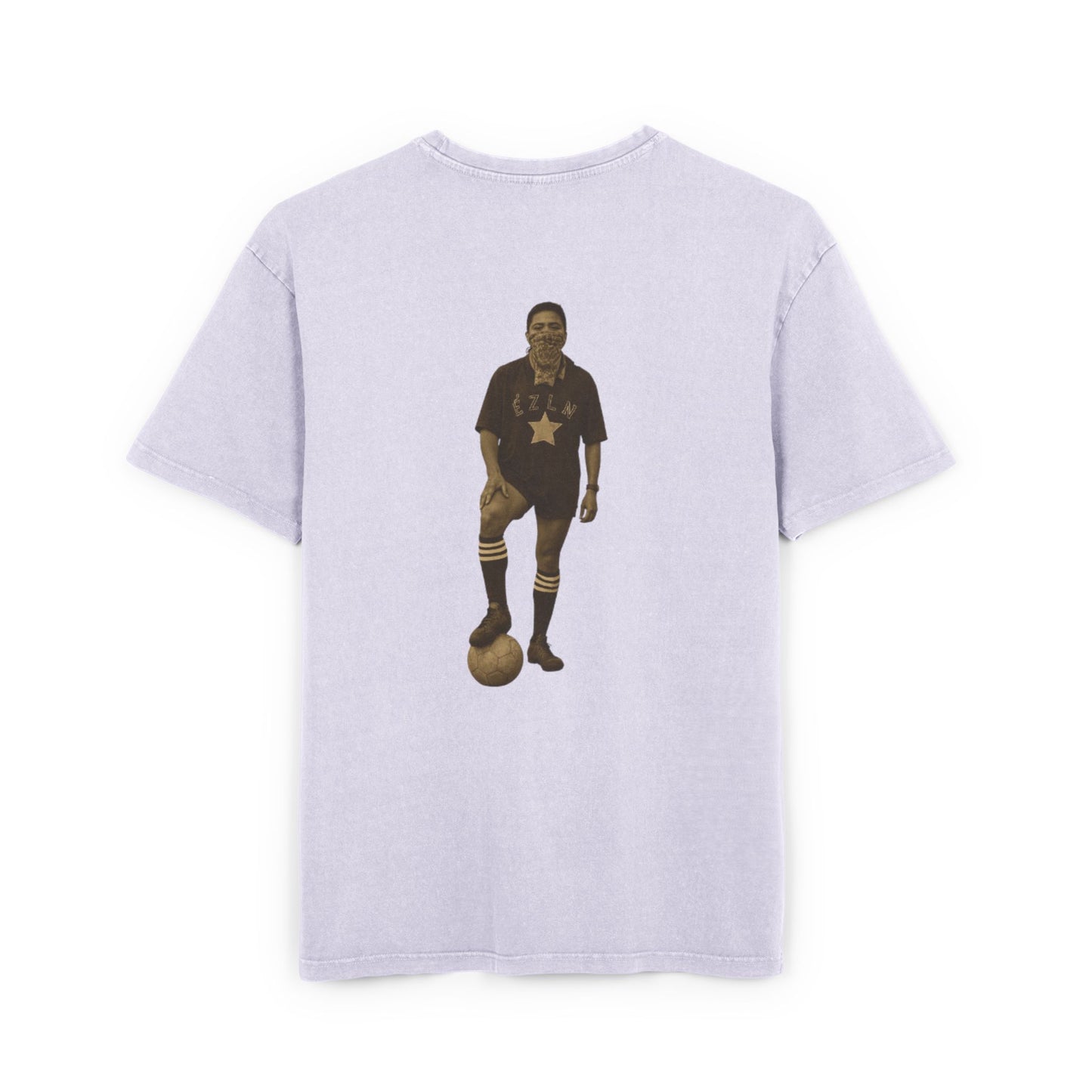 Vintage Soccer EZLN's Team Graphic T - Acid Washed Oversized Tee