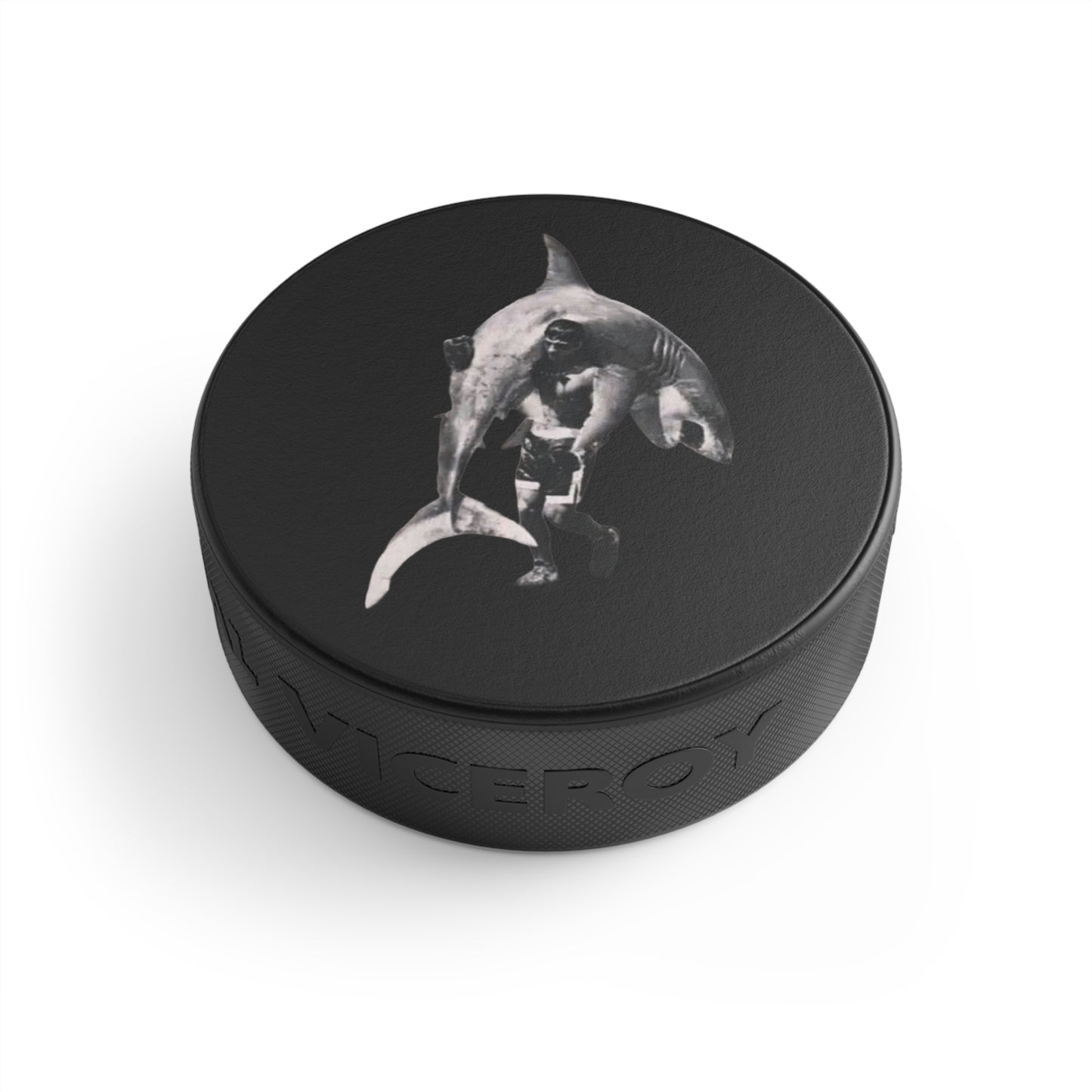Shark Hockey Puck